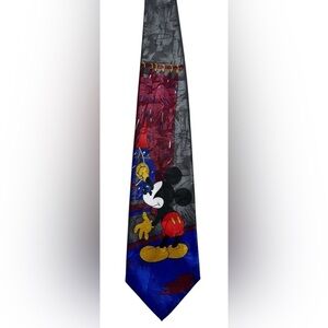 Disney‎ Mickey Unlimited Vintage 90s Neck Tie